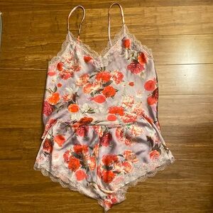Victoria’s Secret cami and shorts floral sleep set
